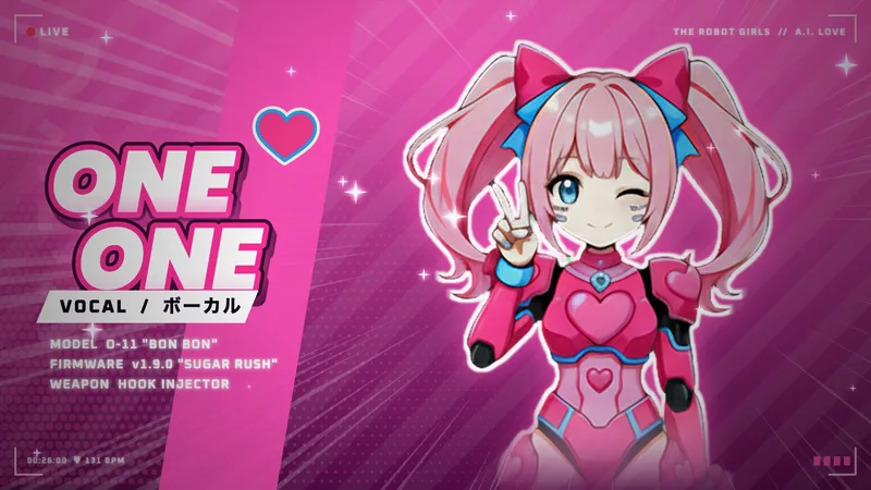 MV「A.I. Love」のONE ONEキャラクター紹介